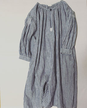                                                      C/N Ghater Dress (blue stripe)
