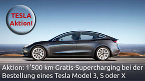 Tesla Model 3 Gratis Supercharger Nutzung