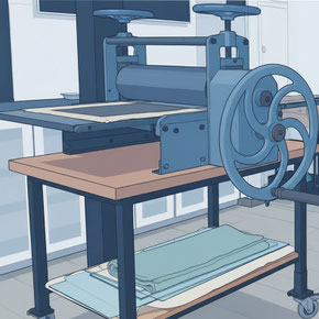 Radierpresse, Tiefdruckpresse, Hochdruckpresse