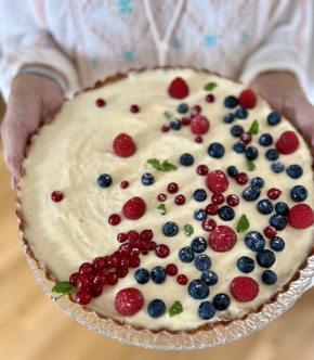 Süße Versuchung - Vanilletarte mit frischen Beeren