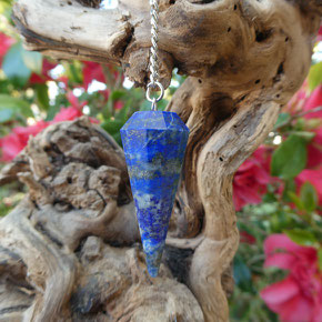 Pendule lapis lazuli site Alain Rivera