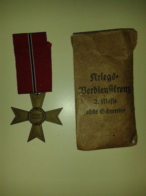 Kriegsverdienstkreuz zonder zwaarden 1939