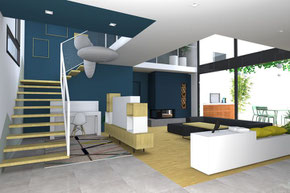CREATION D'UN LOFT  - Lionel CERTIER - Architecture d'intérieur