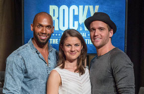 The leading roles of "Rocky" ©Stage Entertainment