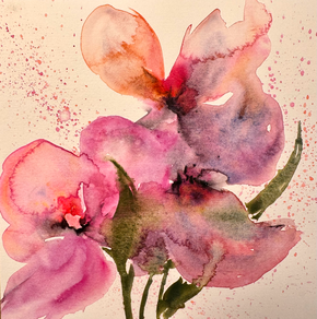 Aquarell, 20 × 20 cm ohne Passpartout