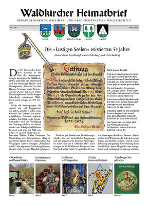 Nr. 249  Heimatbrief März 2015