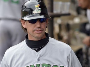 Nella foto Scott Steimann, manager dei LumberKings Clinton, organizzazione Blue Jays