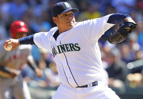 Nella foto Felix Hernandez