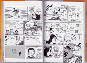 I disegni di Adachi sono tratti da Cross Game (clicca per ingrandire)
