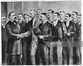 I Chicago White Stockings ricevuti dal Presidente Grover Cleveland