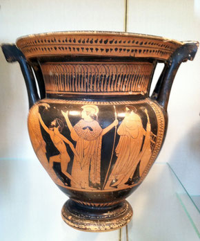 Greek, red-figure vase, 5th century BCE, NY Met