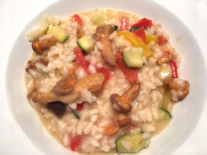 Risotto mit Pilzen und Gemüse