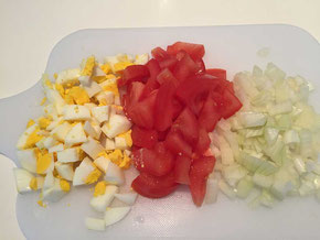 Tomaten - Eier - Salat