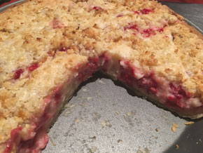 Himbeeren-Streusel-Tarte