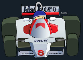 Patrick Tambay by Muneta & Cerracín