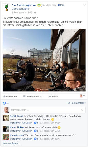 Facebook im Bioladen - Inhalte2