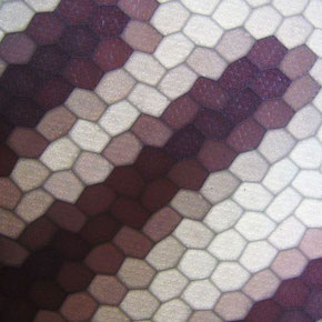 Transluzentes Composite-Material mit wabenartiger Struktur.