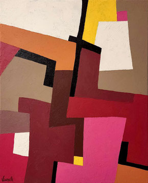 tableau minimaliste de benoit vinadelle artiste peintre