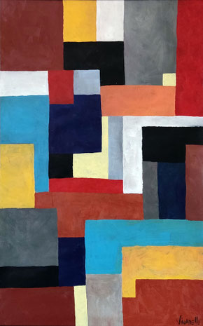 tableau minimaliste de benoit vinadelle artiste peintre
