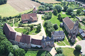 Maison d'Arville, vue aérienne.