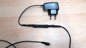USB-Lader fertig umgebaut