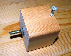 Rundspulenhalter von hinten