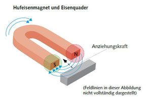 Hufeisenmagnet-Anziehungskraft - (C) Wolfgang David