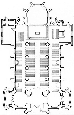 Grundriss der Kirche St. Vitus - Foto: HPD