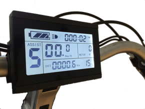ombouwset ebike kit met groot LCD scherm display bij Fiets Ombouwcentrum Nederland