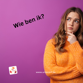 Wie ben ik? Dame in oranje trui