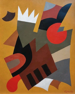 tableau minimaliste de benoit vinadelle artiste peintre