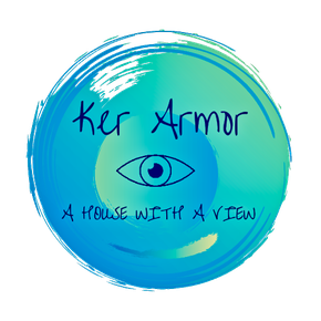 Logo, Ferienhaus Ker Armor, Ferienhaus Tal Ar Mor, Meerblick, Bucht von Audierne, Plouhinec, Finistère, Bretagne,Hund willkommen, Reiseroute Plouhinec