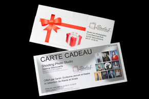 Carte cadeau bon cadeau séance shooting photo photographe artstudio5 Saint-Etienne Loire