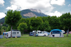 Vue Chamechaude camping Sappey en Chartreuse