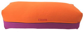 Yoga Bolster eckig orange gelb