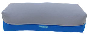 Yoga Bolster eckig silbergrau