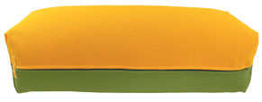 Yoga Bolster eckig gelb terracotta