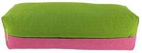 Yoga Bolster eckig kiwi pink