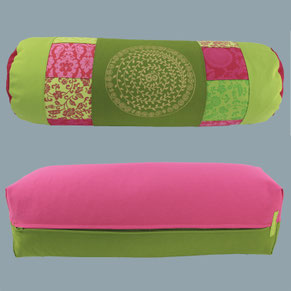 Meditationskissen bolster rund und eckig
