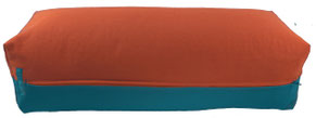 Yoga Bolster eckig terracotta braun