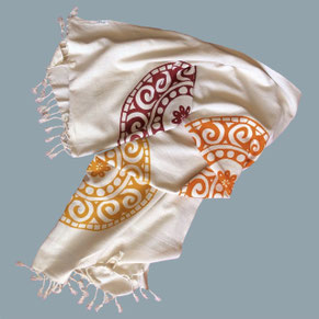 yoga blanket cotton handmade