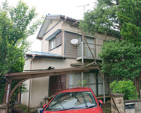 船橋市中野木の屋根・外壁塗装工事前