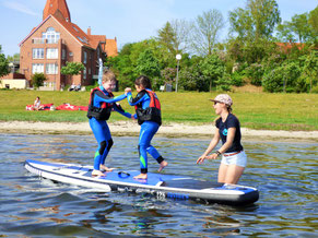 Stand Up Paddling Kurs im Salzhaff in Rerik-lerne jetzt surfen in der Surfschule rerik