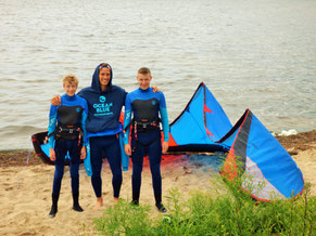 Kitesurfkurs in Rerik im Stehrevier der Surfschule am Salzhaff