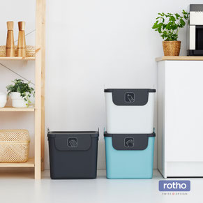 Müllsystem ALBULA von Rotho. Spare 15% mit dem Code 15dorith