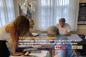 HOZ Traditional Learning Gruppenkurs für den Hochseeschein in der Schweiz – strukturiertes Lernen in kleinen Gruppen.
