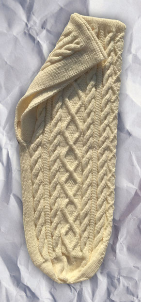 mybabycocoon ARAN, mit Kapuze, babycocoon, Baumwolle/Seide
