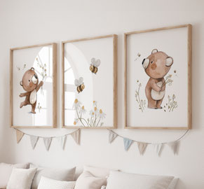 Kinderposter und Kinderbilder Sets