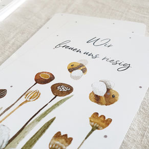 Rund um die Schwangerschaft und den Kinderwunsch. Geschenke, Tagebücher und Meilensteinkarten