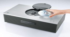  Schlankes Musiksystem mit exzellentem Klang und CD-Player.